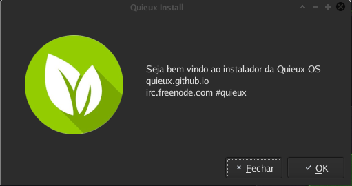 Instalador do Quieux Linux